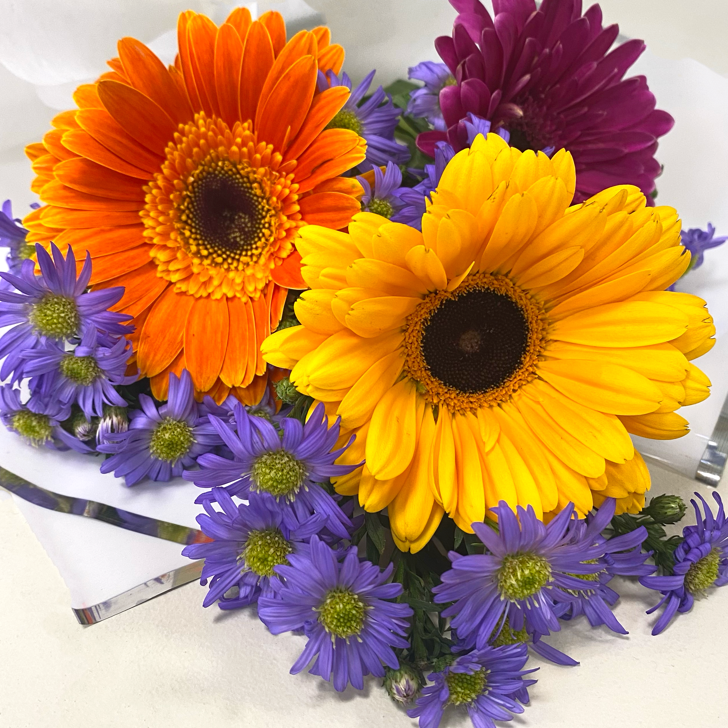 Mini Ramito Infantil Gerberas