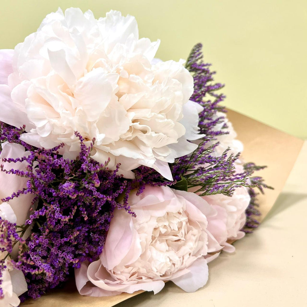 Peonías & Limonium