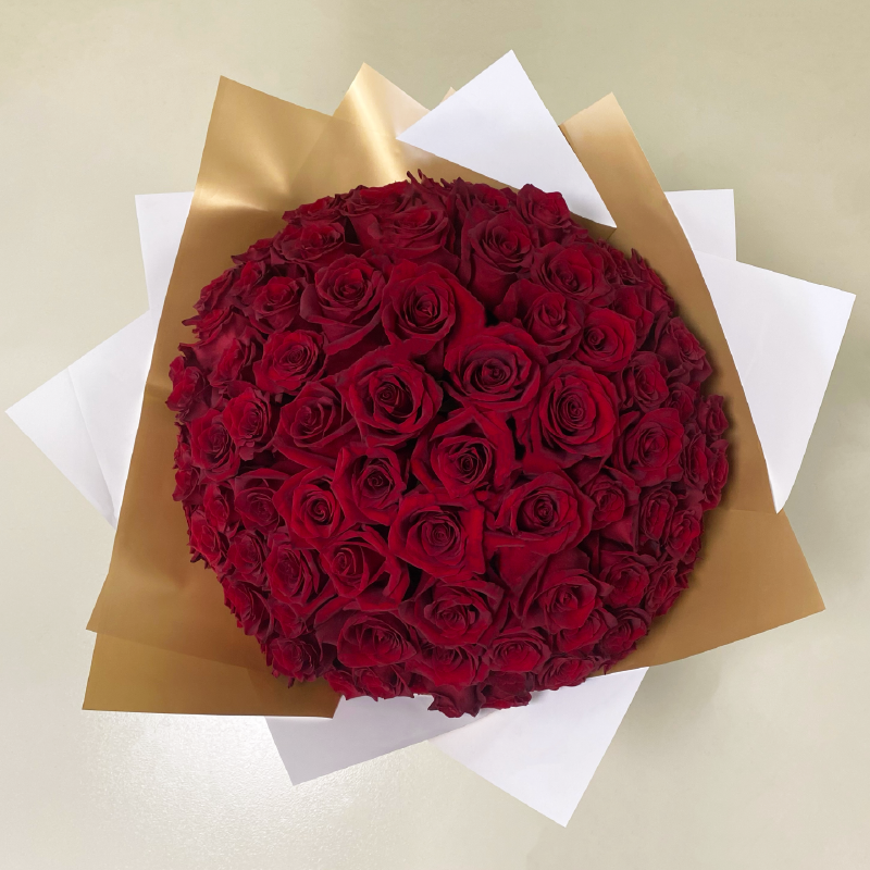 Maxi Ramo Rosas Roja XXL |  100 varas