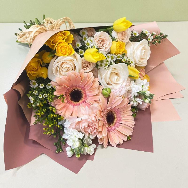 Mix Flores Amarillas & Rosadas