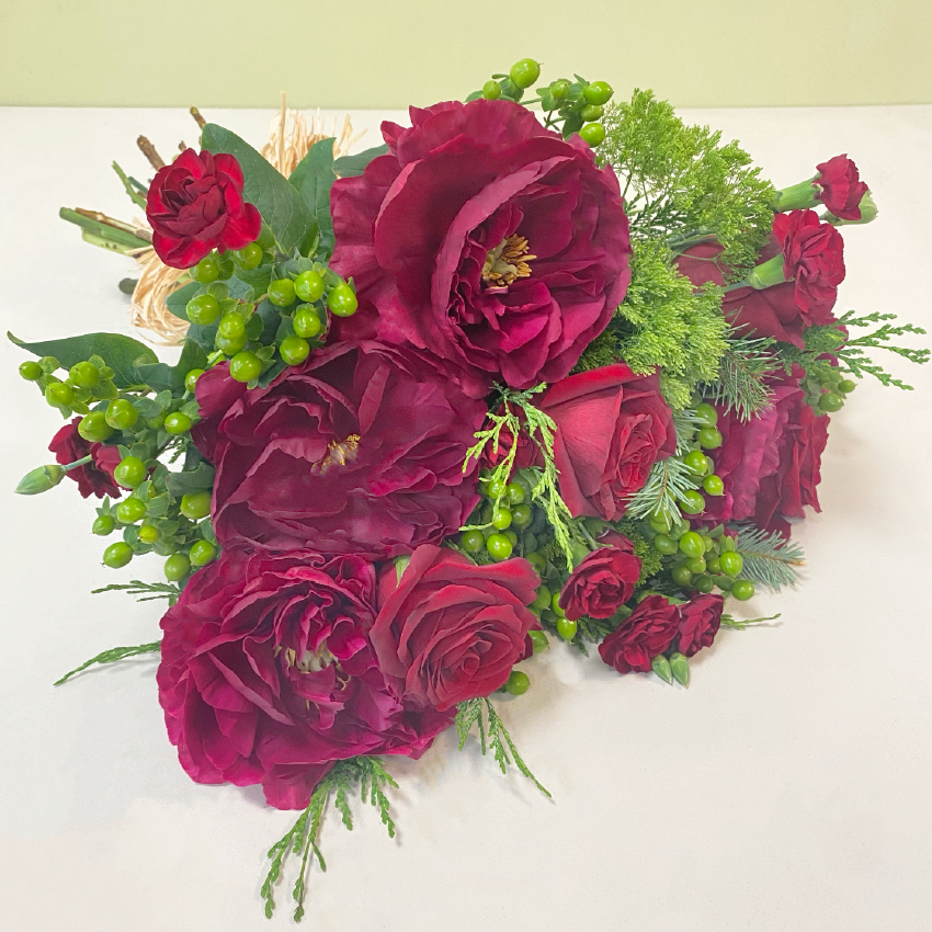 Peonías & Rosas Rojas L | Navidad