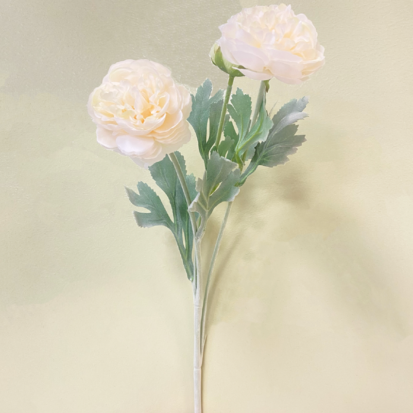 Ranúnculo Blanco Artificial 1 Vara