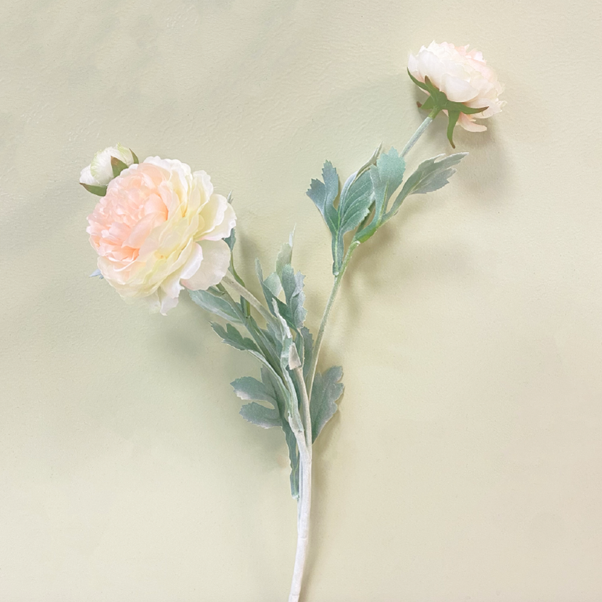 Ranúnculo Crema Artificial 1 Vara
