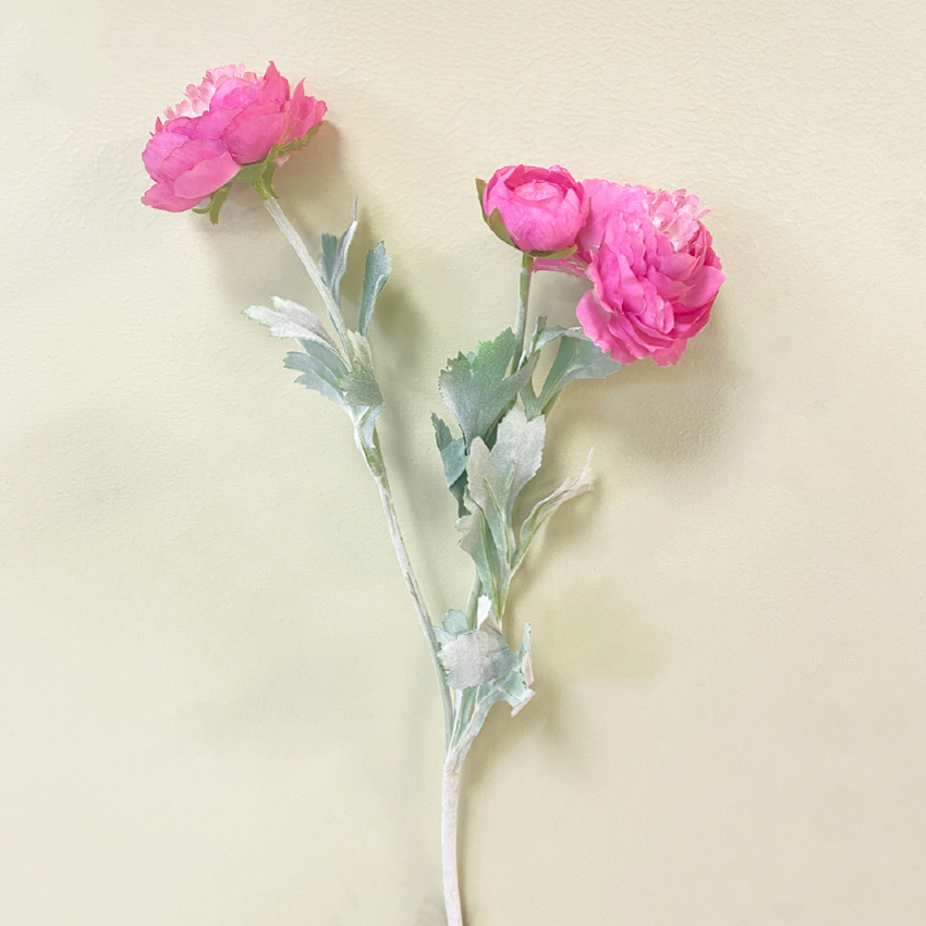 Ranúnculo Fucsia Artificial 1 Vara