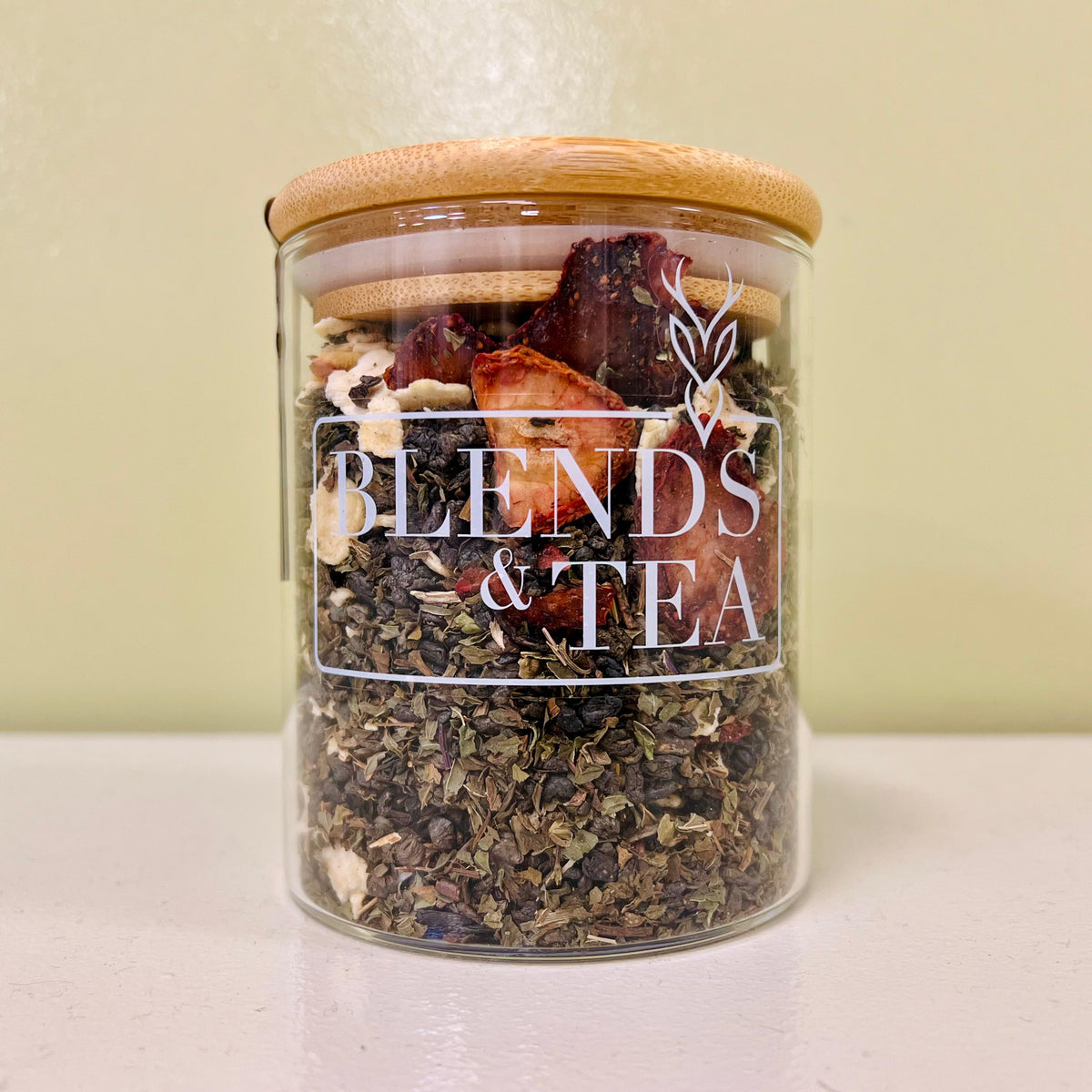 Te Verde Menta Frutilla grande 150gr