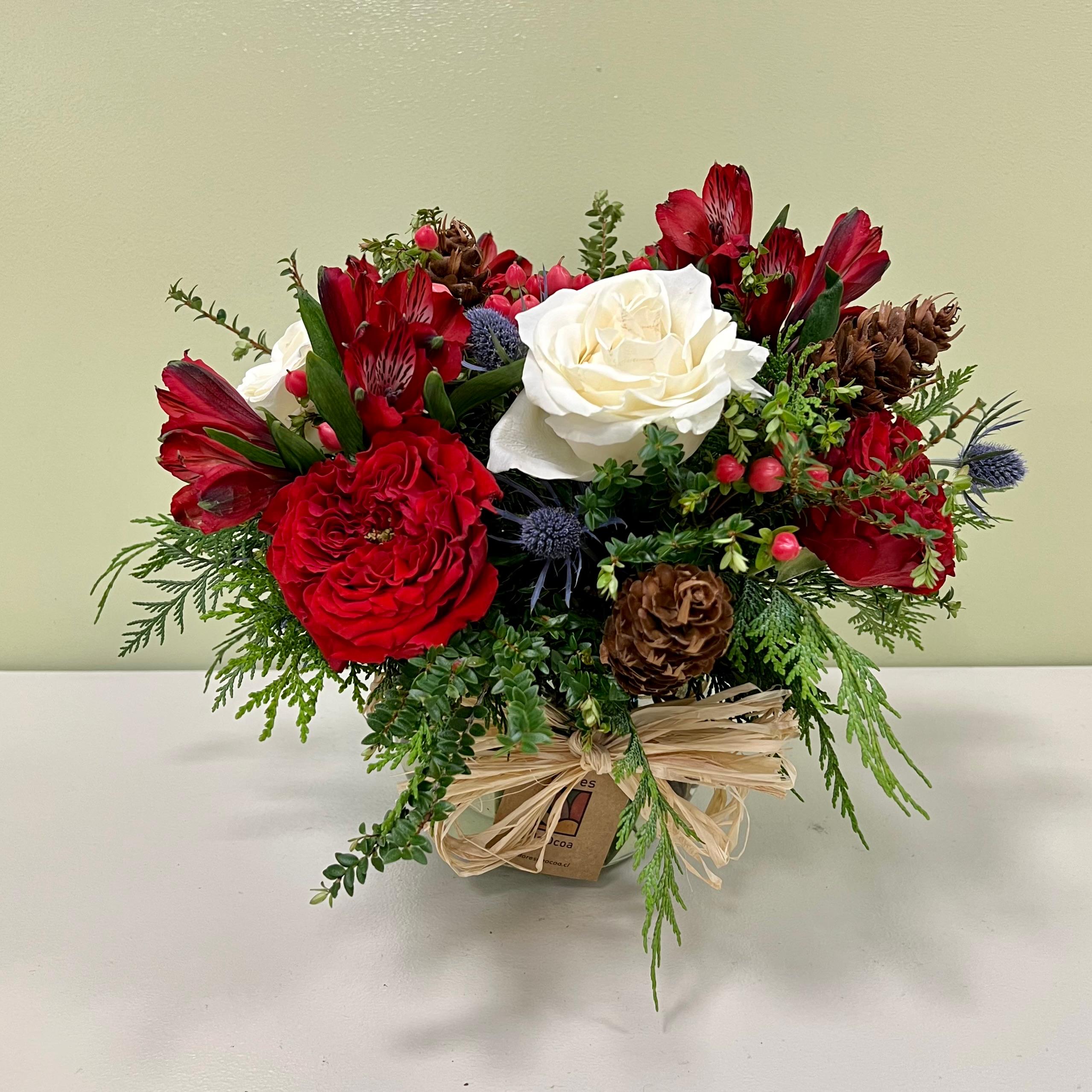 Centro de Mesa Rojo | NAVIDAD