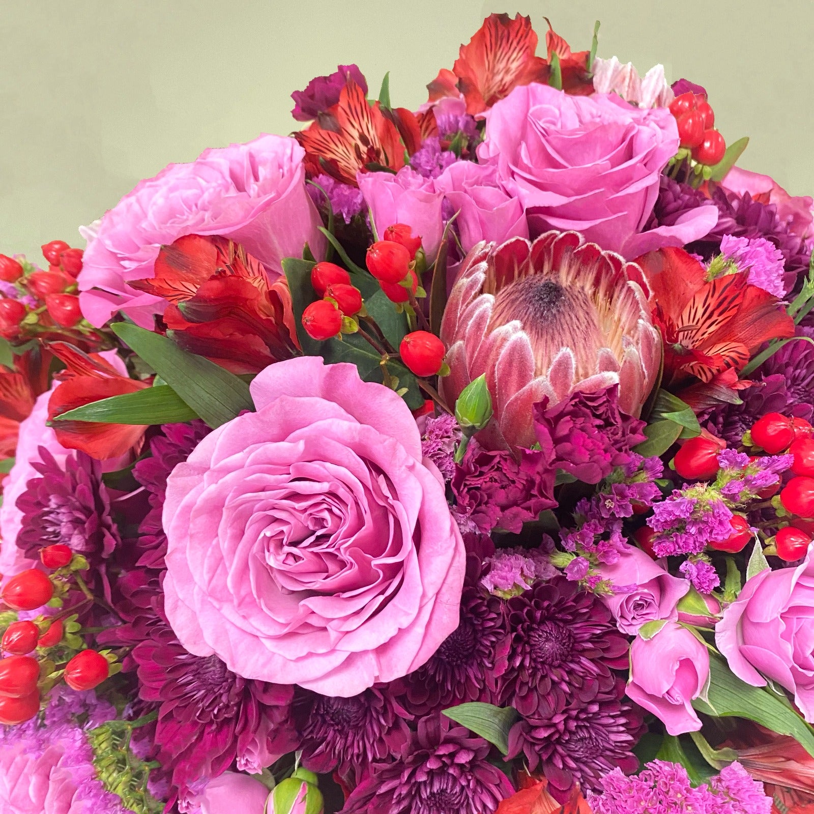 Maxi Ramo Proteas & Garden Roses