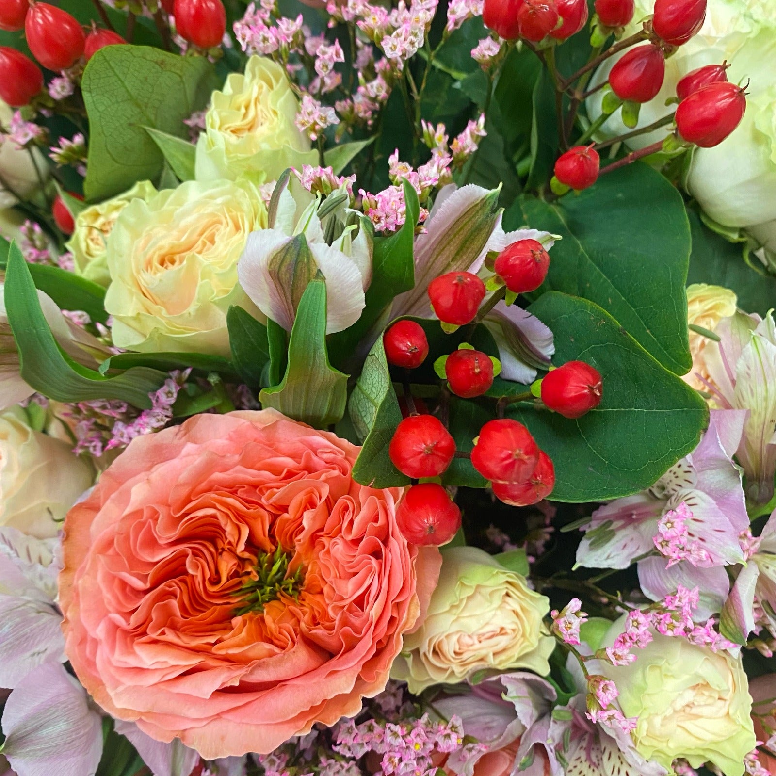 Bouquete Garden Roses Pastel  XL | 80 Varas