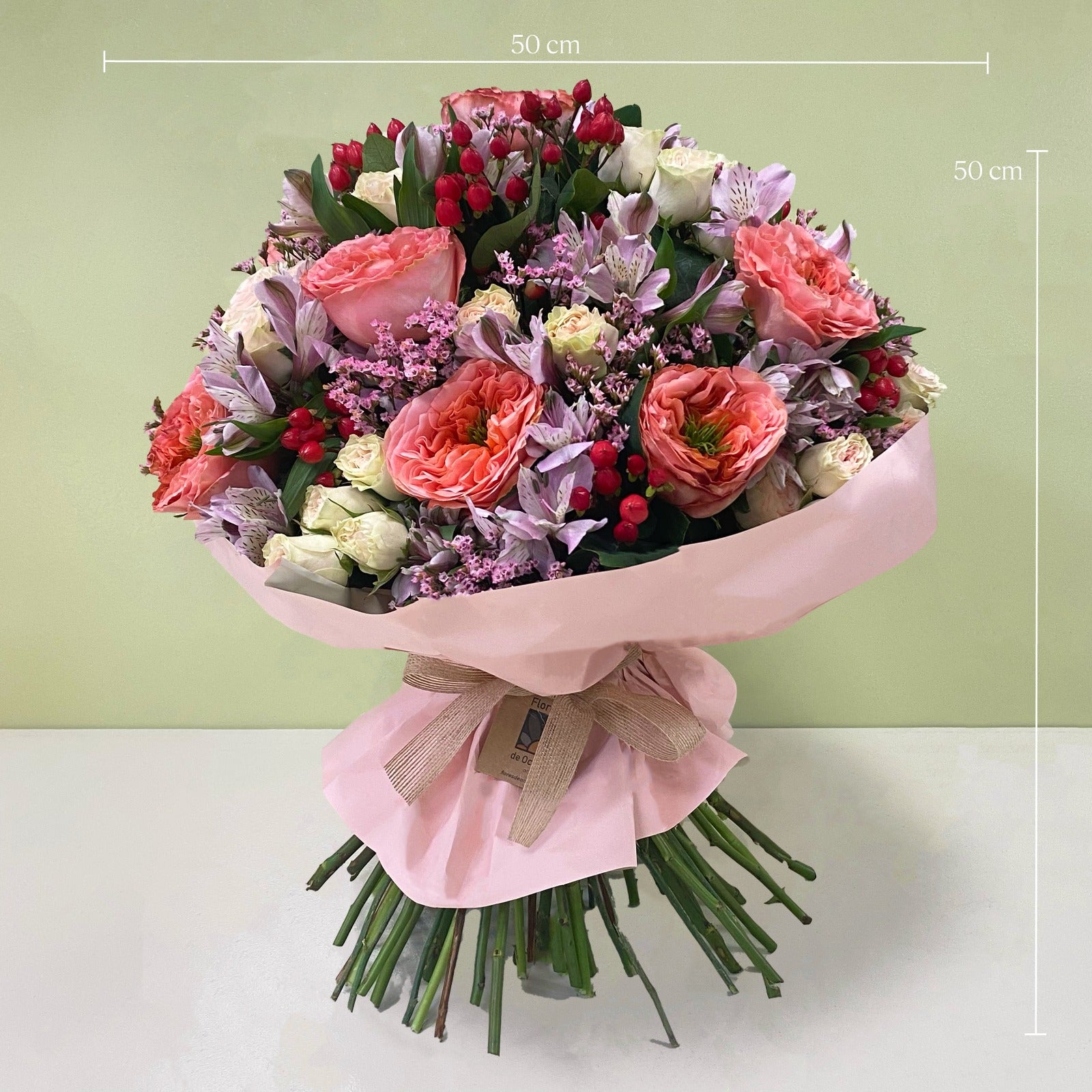 Bouquete Garden Roses Pastel  XL | 80 Varas