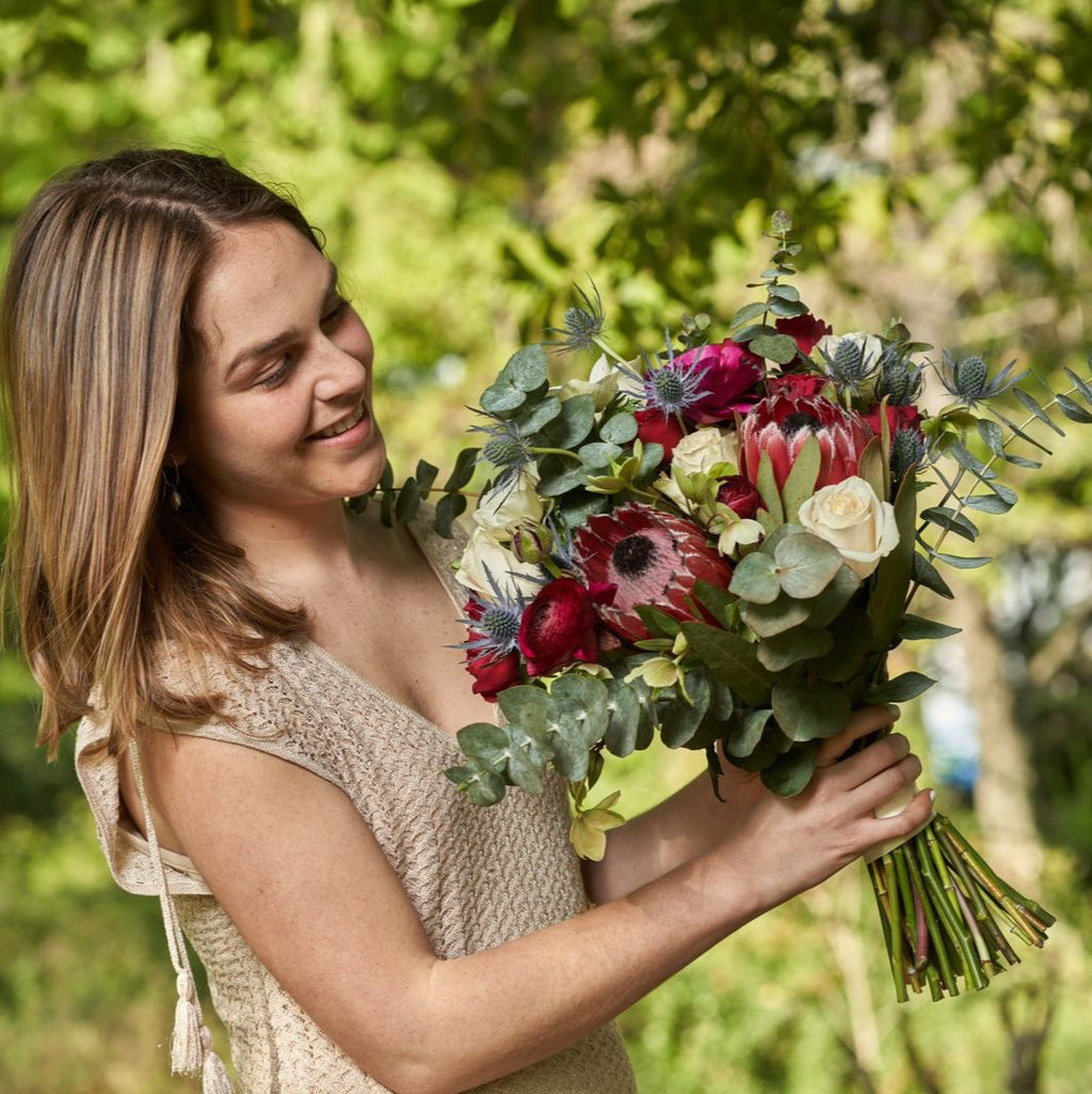 Ramo de Rosas & Proteas.